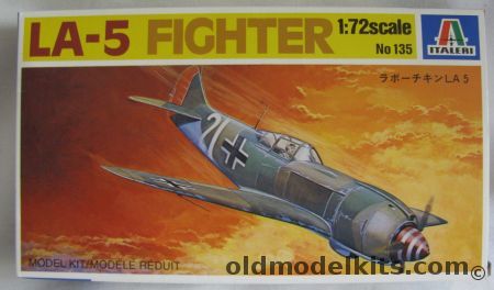 Italeri 1/72 LA-5 Fighter, 135 plastic model kit